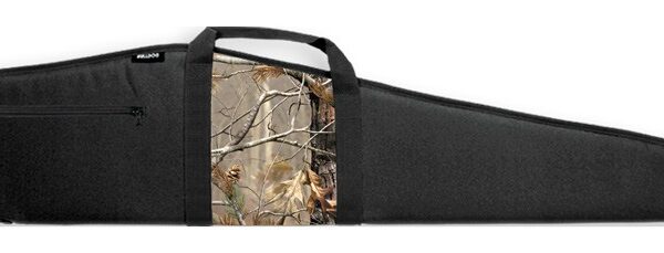 BULLDOG DELUXE RIFLE CASE 44″ – BLACK W/ APHD CAMO PANEL
