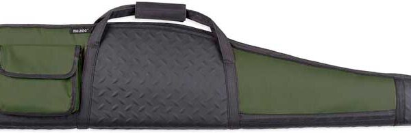 BULLDOG ARMOR RIFLE CASE 48″ – GREEN W/ BLK EXTRA THICK PAD