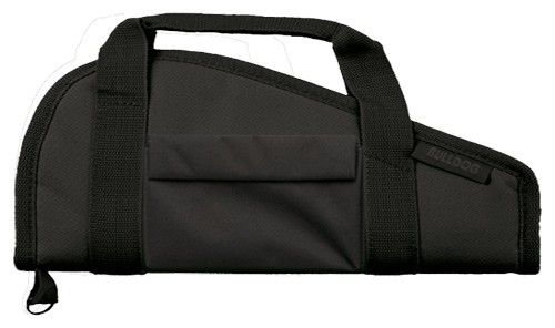 BULLDOG PISTOL CASE 18″ BLACK – ACCESSORY POCKET & CARRY STRAP