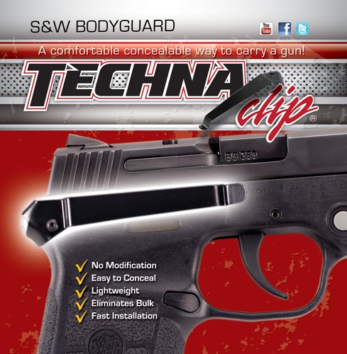 TECHNA CLIP HANDGUN RETENTION – CLIP S&W BODYGUARD AUTO RIGHT
