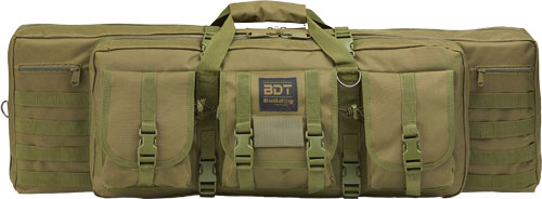 BULLDOG 36" SINGLE TACTICAL CS - 3 LARGE ACCESSORY POCKETS GREN