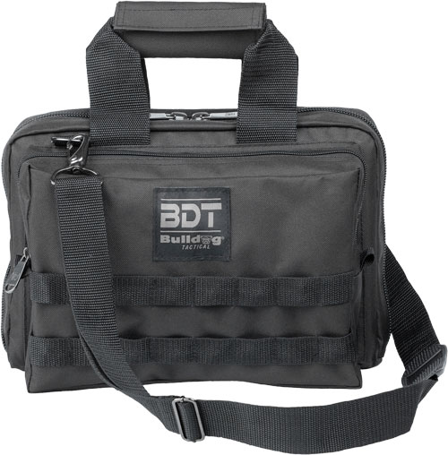 BULLDOG DELUXE 2 PISTOL RANGE – BAG W/MOLLE BLACK