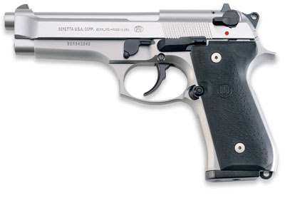 Beretta 9mm Pistol DA/SA 4.9″ Barrel 15 +1 Rd Blued Black