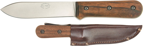 KA-BAR BECKER KEPHART KNIFE – 5.12″ BLD WLNT HNDLE LTHR SHTH