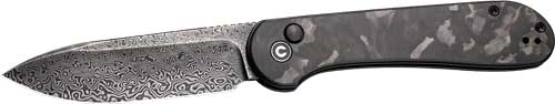 CIVIVI KNIFE ELEMENTUM 3.47″ – MARBLE CARBON FIBER/BLK STNWSH