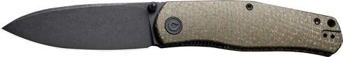 CIVIVI KNIFE SOKOKE 3.35″ – GREEN BURLAP MICARTA/BLACK