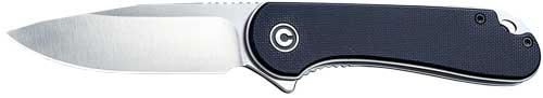 CIVIVI KNIFE ELEMENTUM 2.96″ – BLACK G10/SATIN D2 LINER LOCK