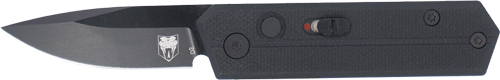 COBRATEC STINGER FOLDER 1.9″ – BLACK/BLACK D2 BLADE SD BUTTON