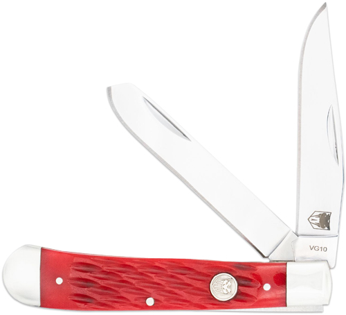 COBRATEC TRAPPER TWO BLADE – G-10 RED/SS SLIP JOINT