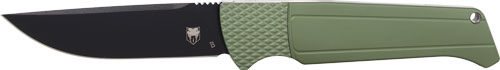 COBRATEC VIPER AUTO FOLDER – 3.12″ OD GREEN/STN D2 BLK BLD