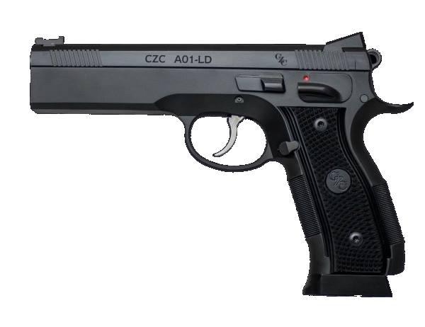 CZ A01-LD Custom 9mm DA/SA Comp Race Pistol 5.4″ Black Steel