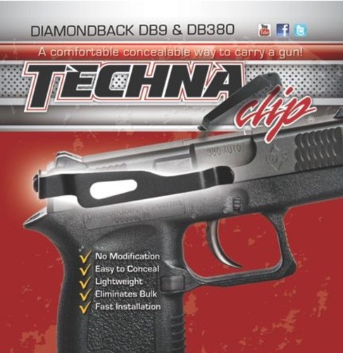 TECHNA CLIP HANDGUN RETENTION – CLIP DIAMONDBACK DB380/DB9 RS
