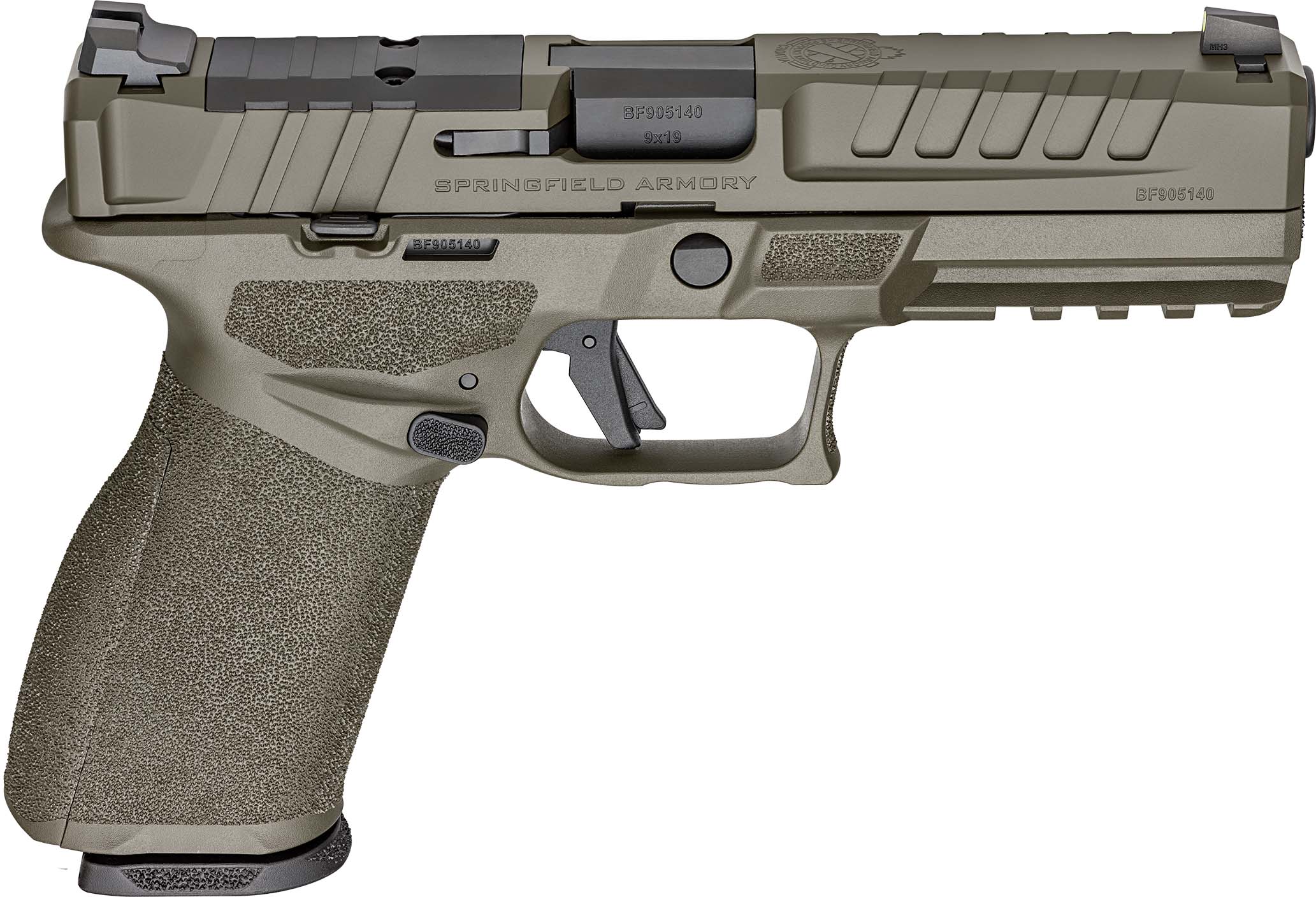 Springfield Armory Echelon 9mm Full-Size Pistol 4.5" OD Green 10+1 CA