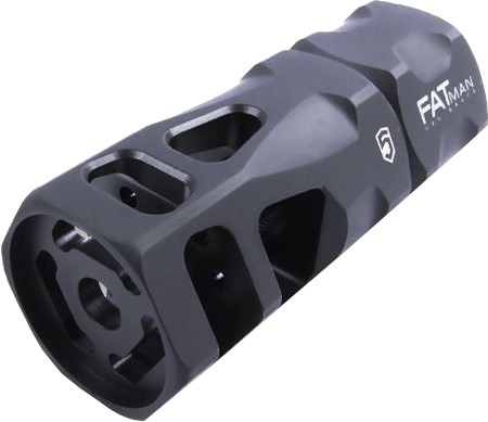 Phase 5 FATman Hex Muzzle Brake 5.56mm 1/2×28 Black