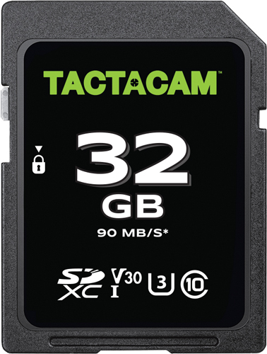 TACTACAM REVEAL FULL SIZE – 32GB SD CARD CLASS 10