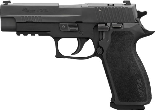 SIG P220 ELITE 45ACP 4.4″ – SIGLITE (2)8RD E2 GRIP BLACK
