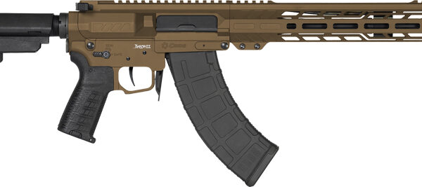 CMMG Banshee MK47 7.62x39mm 12.5” AR Pistol Midnight Bronze — AK Mags, RIP Brace