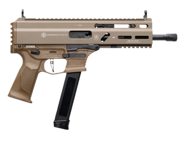 GRAND POWER Stribog SP9A3G 9mm – 8″ BBL 30 RD MAG FDE Semi-Auto Pistol
