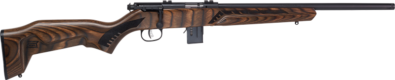 Savage 93 Minimalist 22WMR - 18" Matte/brown Laminate .22 WMR