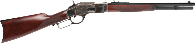 CIMARRON 1873 SADDLE RIFLE - 45LC 18" CC/BLUED WALNUT