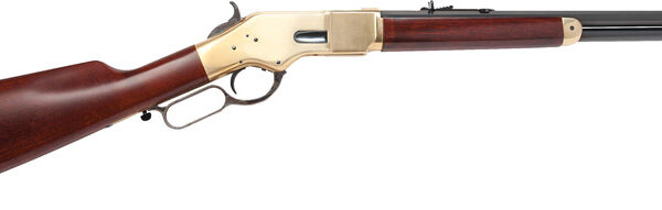 CIMARRON 1866 YELLOWBOY 44SP – 24″ OCTAGON BRASS/BLUED WALNUT