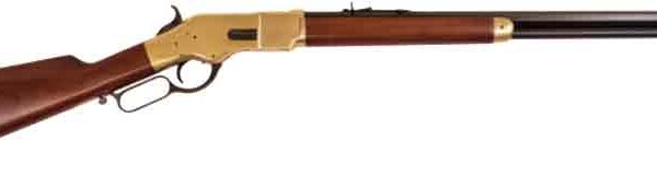 CIMARRON 1866 YELLOWBOY 45LC – 24″ OCTAGON BRASS/BLUED WALNUT