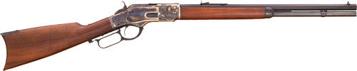 CIMARRON 1873 SHORT RIFLE – 44/40 20″OCTAGON CC/BLUED WAL