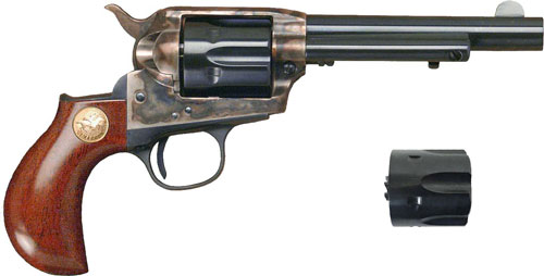 Cimarron Lightning .32-20 Win 4.75” DA Revolver w/ .32 H&R Cylinder — Birdshead