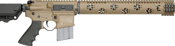 RRA LAR15 PREDATOR2 223 WYLDE – 6 POS STK 16″ BBL ROCKOTE TAN