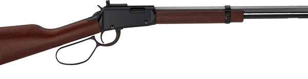 HENRY H1 Tracker LEVER RIFLE – 22S/L/LR 20″ LL BLUED Walnut