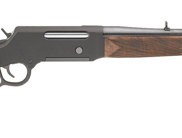 Henry Lever Action Rifle 18.5″ Blued Walnut Adj Sights Semi-Auto Firearm