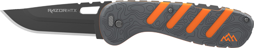 OUTDOOR EDGE RAZOR HTX 3″ – FOLDER GRAY/ORANGE W/BLADE POD