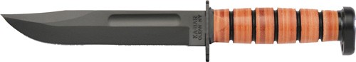 KA-BAR DOG’S HEAD UTILITY 7″ – BLADE W/ LEATHER SHEATH