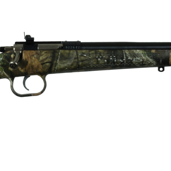 Crickett .22 LR Single Shot Bolt-Action 16.1″ Blued Youth Rifle Break-Up Camo