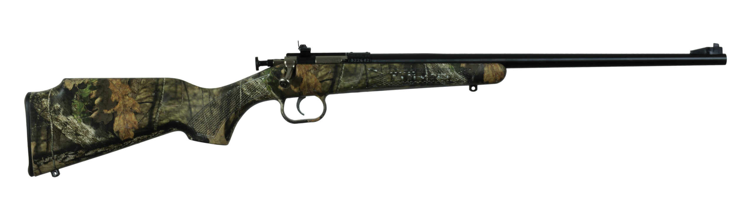 Crickett .22 LR Single Shot Bolt-Action 16.1" Blued Youth Rifle Break-Up Camo
