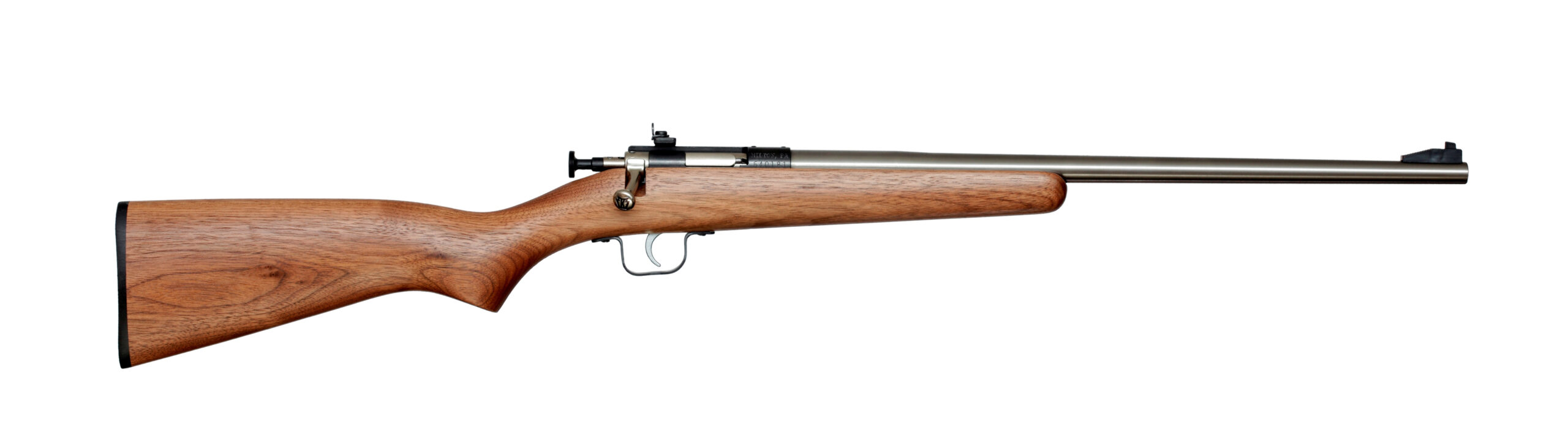 Crickett .22 LR Single Shot Bolt-Action 16.1" Stainless Youth Rifle Walnut