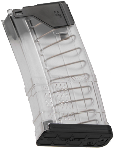 LANCER MAGAZINE L5AWM AR-15 – 5.56X45 20RD TRANSLUCENT CLEAR