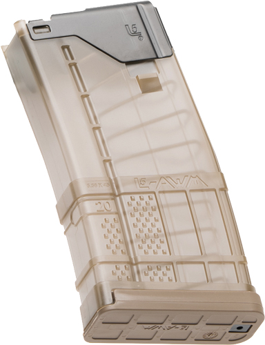 LANCER MAGAZINE L5AWM AR-15 – 5.56X45 20RD TRANS DARK EARTH