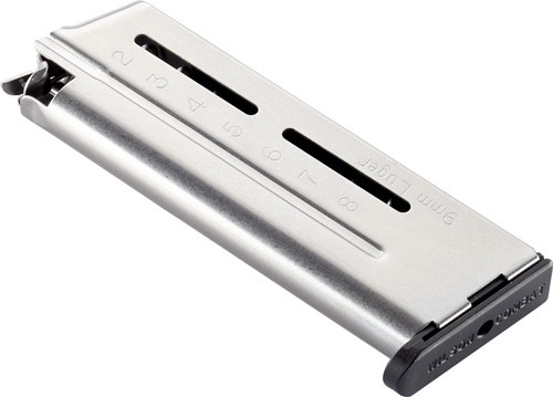 WILSON MAGAZINE 1911 ETM 9MM – 8RD COMPACT SZ. FLUSH FIT PAD