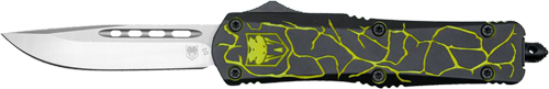 COBRATEC MEDIUM FS-3 OTF – FRACTURED BLACK YELLOW 3″ D2