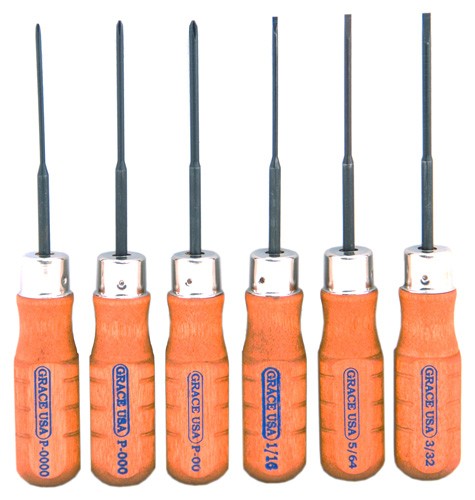GRACE USA SCREWDRIVER SET – MICRO SET OF 6