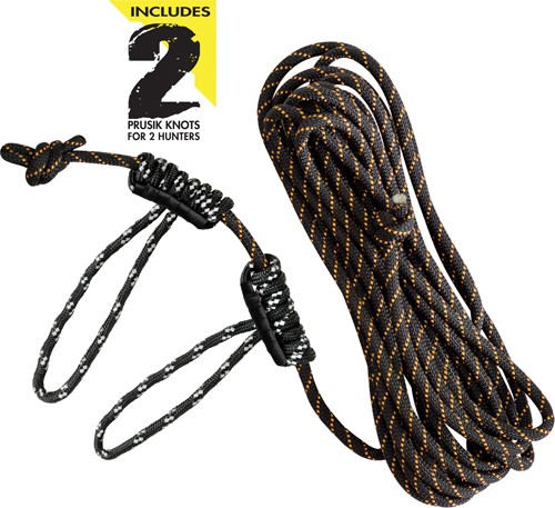 MUDDY LIFE-LINE 30′ W/ DOUBLE – ROPE LOOPS REFLECTIVE ROPE