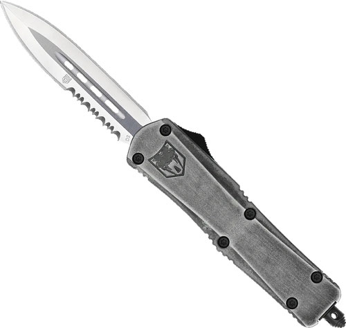 COBRATEC MEDIUM FS3 OTF STONE – WASH 3″ D2 DAGGER 1 SIDE SRRTD