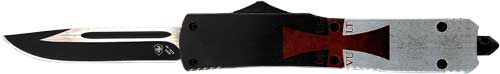 TEMPLAR KNIFE SLIM OTF TEMPLAR – FLAG 3.1″ BLACK DROP POINT
