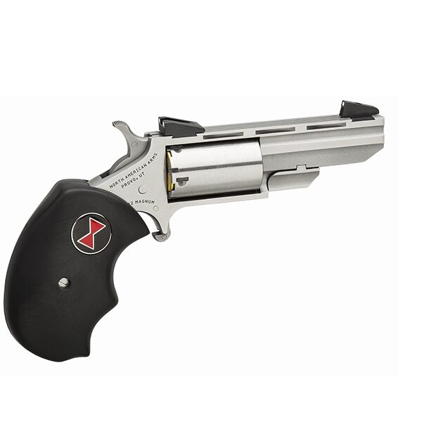 NAA Black Widow .22 WMR Single-Action Revolver 2in Stainless FS 5rd