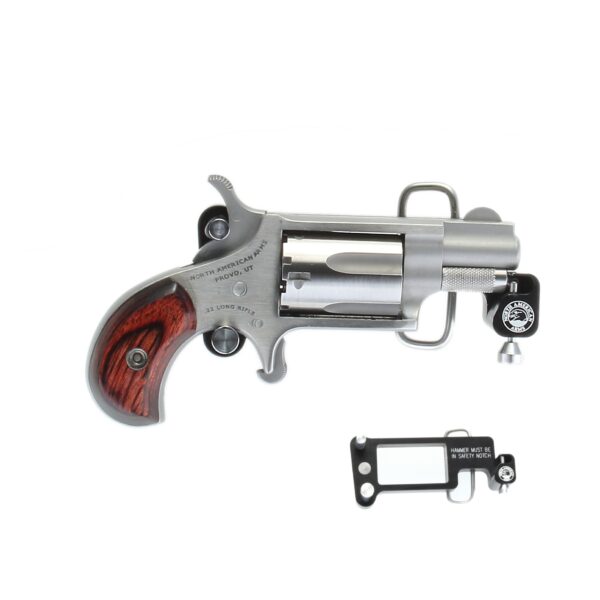 NAA Mini .22 LR SA Revolver 1.125in SS Buckle Grip Variant 5rd