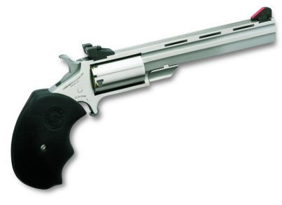 NAA Mini-Master .22 WMR/.22 LR Convertible SA 4in Stainless AS 5rd