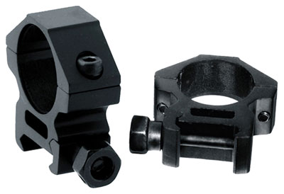 UTG RINGS 1″ LOW PROFILE – MATTE BLACK PICATINNY/WEAVER