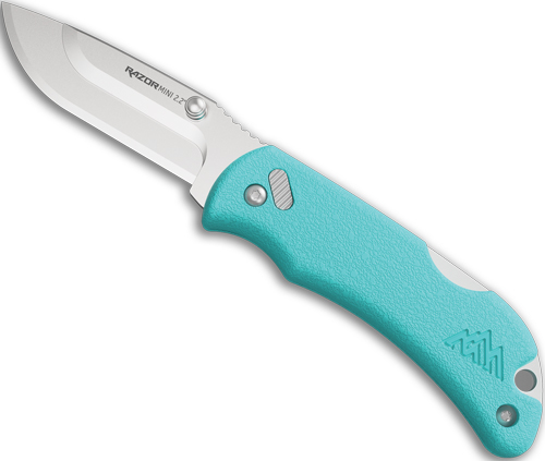 OUTDOOR EDGE RAZOR-MINI 2.2″ – SEAFOAM PMS W/2 BLADES