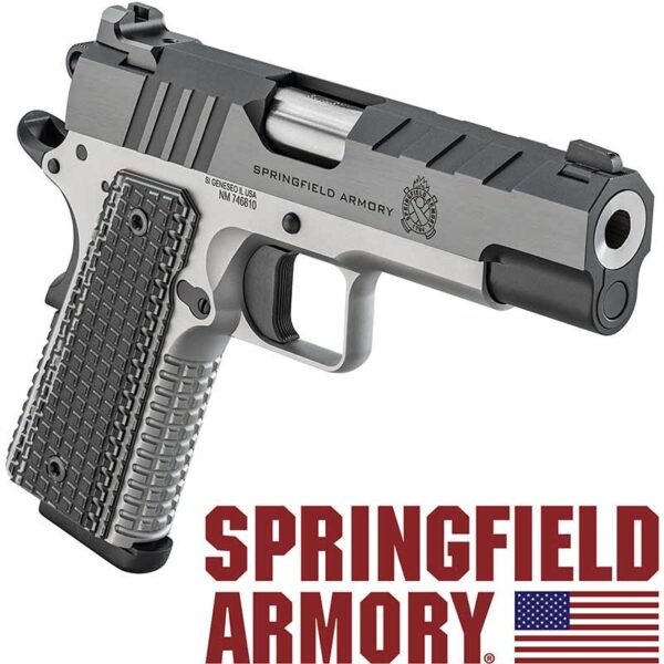 Springfield Armory 1911 Emissary 9MM 4.25 inch barrel 8 Round Black Stainless